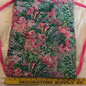 Lilly Pulitzer Pink and Green Patterned Bag